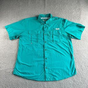 NEW Magellan Shirt Mens Extra Large Blue Fish Gear Relaxed Wicking Nylon Outdoor